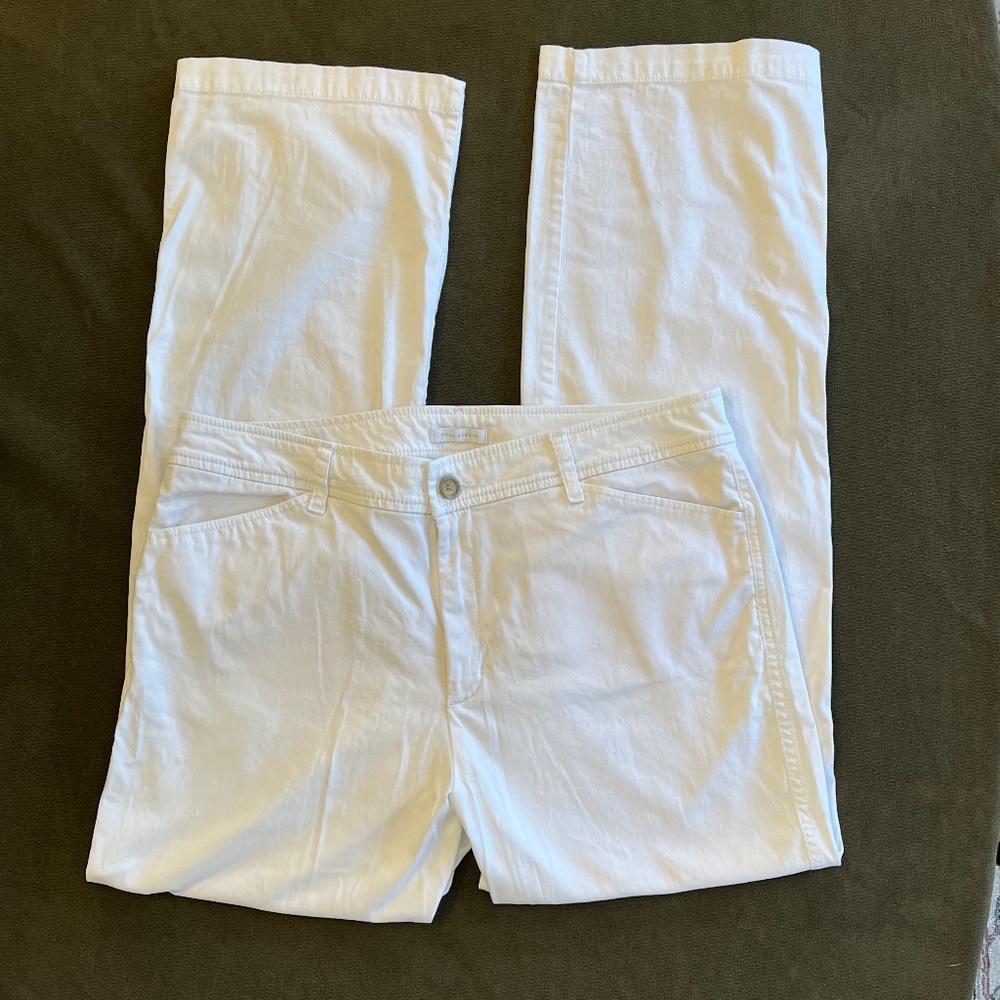Charter Club Full-length White Chinos Size 16